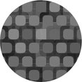 thumbnail image 1 of Ahgly Tapis d'Intérieur Lavable en Machine Carré Gris Transitionnel, 3 Pieds Carré, 1 of 7