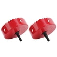 thumbnail image 4 of Bi Metal Hole Saw Cutter Set, M42 HSS, Spring Loaded, 9 Sizes 80 115mm for Wood, Acrylic, Aluminum, Iron Panels, 4 of 7