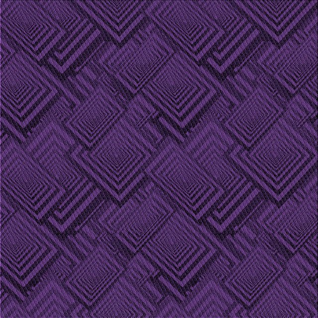 Ahgly Company Tapis d'Intérieur Lavable en Machine Carré Violet Profond, 6 Pieds Carré