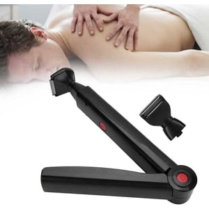 Rasoir des cheveux arrière, rasoir du dos et du corps, USB Nouveau corps rasoir cheveux timbre outil de suppression des cheveux pour les hommes arrière cheveux groomer corps timpre suppression