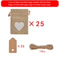 thumbnail image 3 of Vaidha 25 Pcs Love Linen Bag Set Wedding Gift Box Packaging Jewelry Storage, 3 of 3