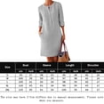 thumbnail image 2 of MesaSe Cotton Linen Basic Maxi Dress Boho Style Ladies Crew Neck Half Sleeve Daily Suit, 2 of 7