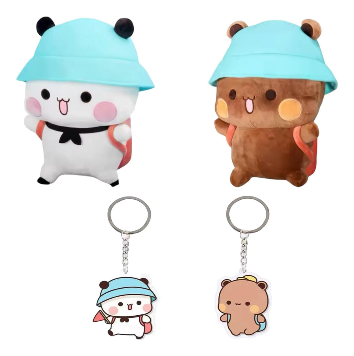 24cmosito Bubu Dudu Panda Kawaii Teddy Bear With Key