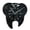 Black, variant on 3D Acrylic Wall Clock With Unique Teeth Design For Living Room Kitchen