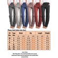 thumbnail image 2 of Innerwin Pantalon Jambe Grand Femme Bas Détente Couleur Unie Respirant Pantalon Long Rouge Vin US m, 2 of 2