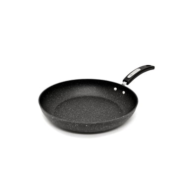 Starfrit The Rock 10" (26cm) Non-Stick Fry Pan - Durable Forged Aluminum - Oven Safe - PFOA Free - Easy to Clean - Black