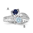 thumbnail image 1 of Sterling Silver Rhodium-plated Family Jewelry Mounting XMR91/2SSM-6 (mm x 3mm), 1 of 3