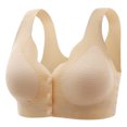 thumbnail image 1 of Timegard Womens Front Closure Bras No Underwire Full Coverage High Support Comfortable Seniors Bralette, 1 of 2