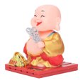 thumbnail image 2 of Buddha Figurine, Monk Decoration Solar Power Eco Friendly Auto Shaking Hand  For Gifts L,S, 2 of 8