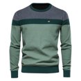 thumbnail image 2 of Qertyioot Men's & Big Men's Original Round Neck Sweater Soft Casual Sweaters for Men Classic Pullover Sweaters With Ribbing Edge, 2 of 4