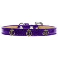 thumbnail image 1 of Bronze Ancre Widget Chien Collier Violet Crème Glacée Taille 16, 1 of 2
