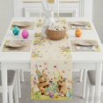 thumbnail image 5 of Elegant Table for Spring Holiday Event - Watercolor Bunny Easter Runner for Dining Room Kitchen Party Tablecloth 13x108 Inch, 5 of 5