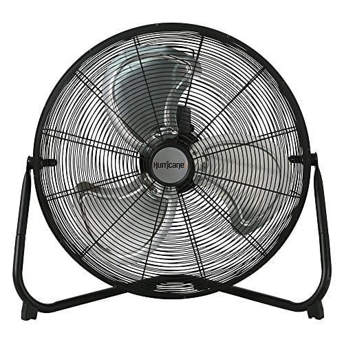Hurricane Floor Fan - 20 Inch | Pro Series | High Velocity | Heavy Duty Metal Floor Fan for Industrial, Commercial, Residenti