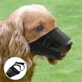 thumbnail image 3 of AntiBite Dog Muzzle With Breathable Fabric Quick Release Adjustable Strap Muzzle For Different Dog Breeds Outdoor Activities, 3 of 3