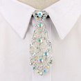 thumbnail image 3 of Cravate en Strass Mode Ajustable Cravate de Fête Cravate en Strass pour Hommes Femmes, 3 of 10