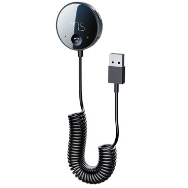 Gadpow Émetteur FM Sans Fil Bluetooth 5.0 Émetteur Audio pour Voiture Récepteur Audio Bluetooth AUX Lecteur MP3 Kit pour Voiture Mains Libres