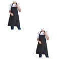 thumbnail image 1 of Youkk 12pack/lot Easy To And Quick-drying Apron For Cooking BBQ Baking Innovative black 2Set, 1 of 6