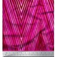 thumbnail image 3 of oneOone Tissu Polyester Lycra Motif Chevron Tissu Imprimé au Mètre 56 Pouces de Large, 3 of 3