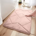 thumbnail image 1 of Boovnll Bathroom Water Absorbing Door Mat Convenient Machine Wash Lightweight Fabric Quick Water Absorption Non Slip Floor Mat, 1 of 6