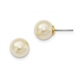 thumbnail image 1 of Cultura Simulated Pearl Button Post Earrings BF359, 1 of 2