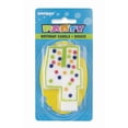 thumbnail image 2 of Polka Dot Number "4" Birthday Candle, 2 of 2