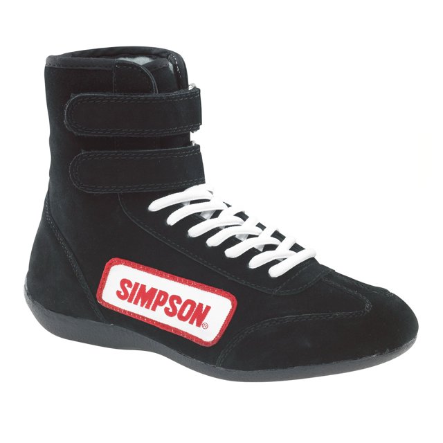 SIMPSON Racing 28900BK les Highop Noires Taille 9 Approuvées SFI Chaussures de Conduite