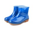 thumbnail image 1 of Boot Womens Rain Boots Fashion Antiskid Short Rain Boot Round Head Radian PVC Plastic Rain Boots, 1 of 5