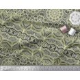 thumbnail image 3 of Soimoi Modal Satin Fabric Mandala Kaleidoscope Decor Fabric Printed Yard 42 Inch Wide, 3 of 3