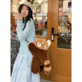 thumbnail image 4 of Red Panda Backpack Personalized Lying Style Cute Soft Backpack Plush Doll Crossbody Plush Backpack Female Bag Toy Birthday Gift, 4 of 5