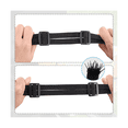 thumbnail image 3 of 3Pcs Motorcycle Helmet Rope High Retractable Black Luggage Helmet Mesh Elastic Rope Strap with Cargo Net, 3 of 7