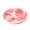 Rose, variante sur BUTASY Assiettes Compartimentées pour Adultes Assiettes Compartimentées en Plastique Idéales pour la Maison Portions Control Repas et pour Enfants et Étudiants Offertes en Quatre Couleurs.
