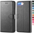 thumbnail image 1 of TUCCH iPhone 8 Plus Case, iPhone 7 Plus Wallet Case, Folio Style Premium Leather Flip Cover with Card Slots Magnetic, 1 of 5