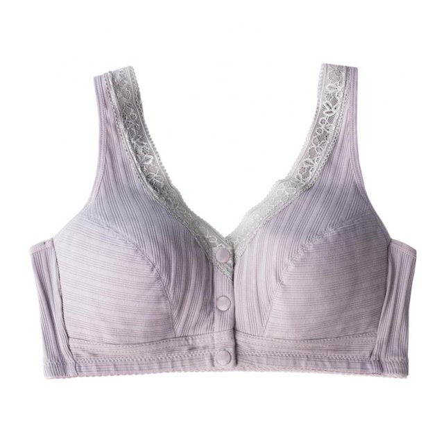 Front Button Bra Convenient Front Button Bra Front Closure Sports Bras Women Cotton Ultra Soft Cup Everyday Sleep Bras Front Closure Cotton Sports Bras for Women