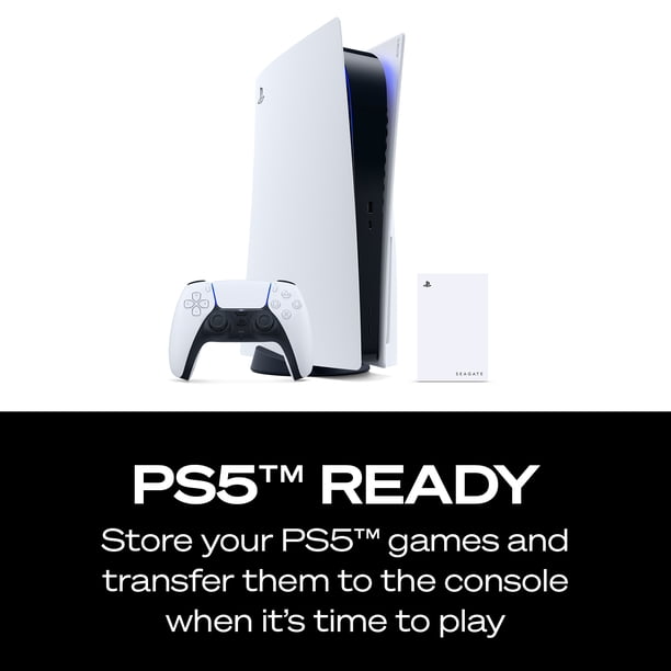 Seagate Game Drive for PS5 2 TB External HDD - USB 3.0, Officially