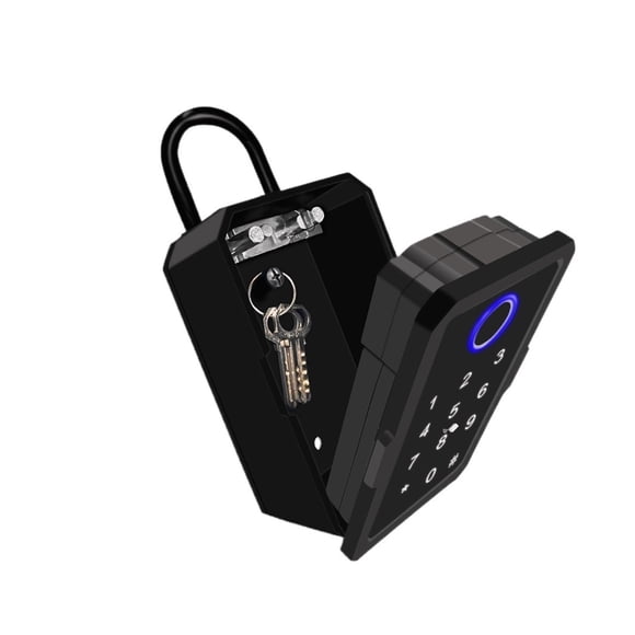Boîte à Clés Intelligente Tuya, Empreinte Digitale, Coffre-Fort, Serrure de Rangement, Clé, Serrure de Sécurité Numérique, Code Combiné, Carte IC, Déverrouillage de Porte, Location, Installation Facile