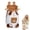 A, variant on Cute Bear Pet Backpack Carrier Breathable Mesh Puppy Travel Bag for Small Dogs Cats Outdoor Daily Walking Hiking Pet Supplies