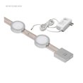 thumbnail image 1 of Jesco Lighting KIT-RZ-T12-RD2-30-SV 2 in. Radianz Silver Undercabinet Lighting, 1 of 3