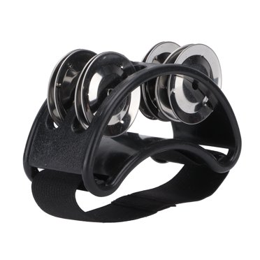 Foot Tambourine Percussion,Foot Tambourine Shaker Percussion Foot Tambourine Foot Drum Set Metal Jingle Bell Built for the Future