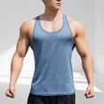 thumbnail image 2 of Men's Gym Workout Tank Tops - Soft Lightweight Sleeveless Y-Back Muscle Shirts for Beach & Athletic Wear, 2 of 5