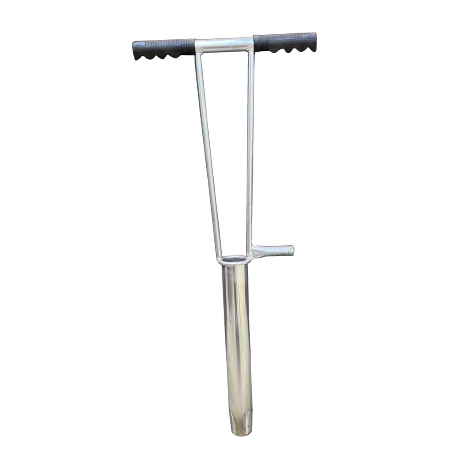 koolsoo Pole Hole Digger Household Bamboo Planting Digger for Fence Yard Cultivating 40cm height