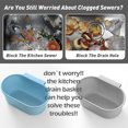 thumbnail image 1 of Becaristey Convenient Sink Food Catcher Collect Sink Waste With Ease Dry Wet Separation blue 1Set, 1 of 6