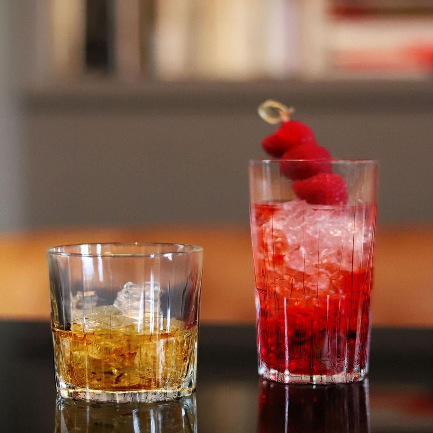 Duralex Jazz Clear Glass Tumbler, Set of 6