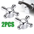 thumbnail image 1 of 2 Pcs Bouton de Robinet Poignée Alliage Universel Remplacement Kit de Robinet pour Cuisine Salle de Bain, 1 of 7