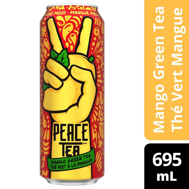 Thé glacé Peace Tea Mangue mollo canette, 695 mL