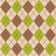thumbnail image 1 of Ahgly Tapis d'Intérieur Lavable en Machine Carré Transitionnel Marron Or, 5 Pieds Carré, 1 of 7