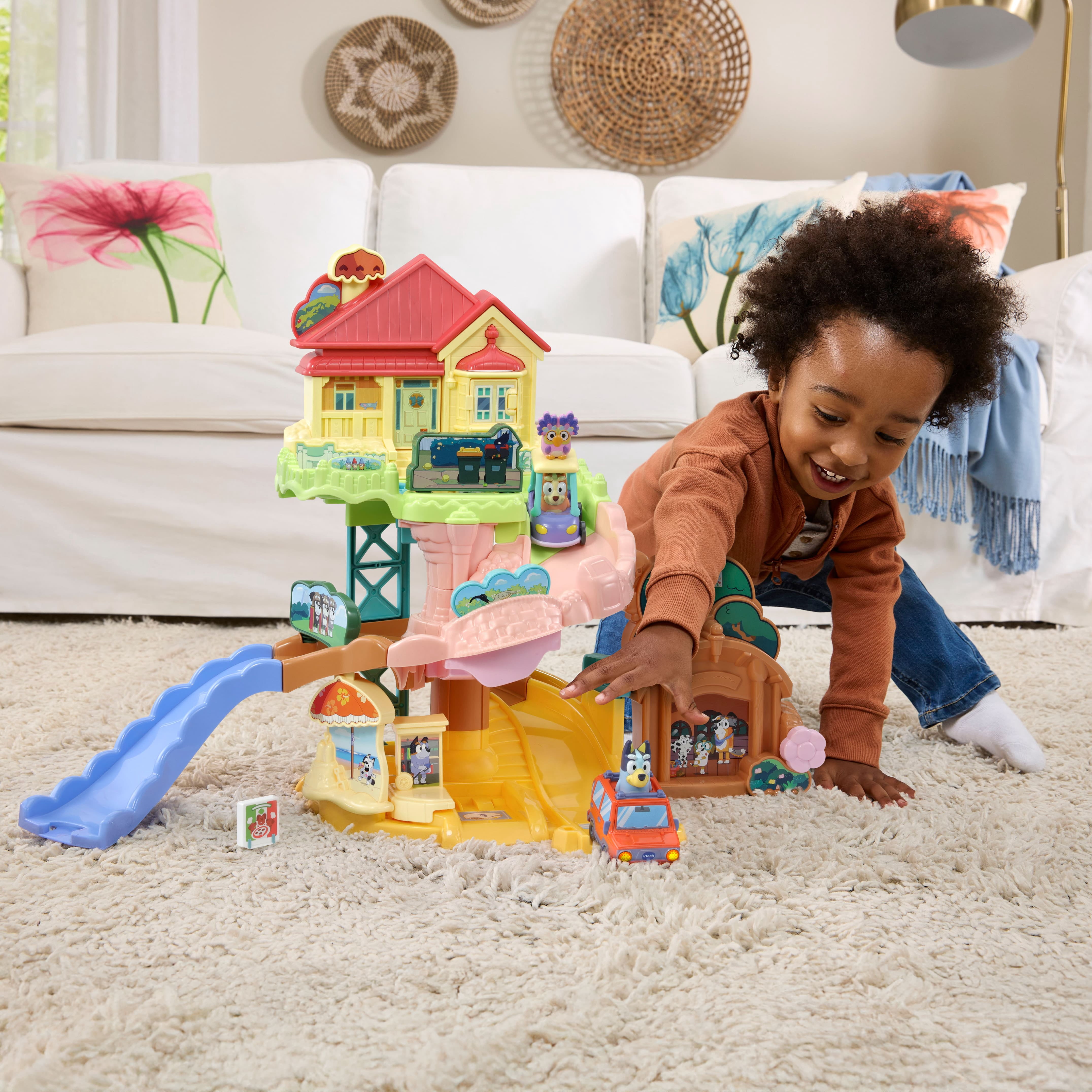 Vtech Voitures Tut Tut Maison Familiale Bluey + Voiture Familiale pas cher