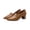 Brown, variant on LOVZFMLL Women's Pumps Classic Low Chunky Block Heels Pointed Toe Patent Dress Shoes for Casual Business Office Platform Loafers Black 7