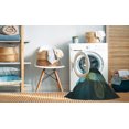 thumbnail image 2 of Ahgly Company Machine Washable Indoor Square Transitional Dark SlateGray or Dark SlateGrey Green Area Rugs, 6' Square, 2 of 7