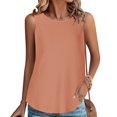 thumbnail image 1 of LSLJS Mode Women's Printemps/été Décontracté Round Neck Sans Manches Tank Top Blouse, Womens Tank Tops, 1 of 7