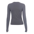 thumbnail image 5 of T-Shirts pour Femmes à Manches Longues T-Shirt à Manches Longues pour Femmes T-Shirt Court à Col Rond pour Femme Chemises pour Femmes pour Tee-Shirt Basique Uni Simple T-Shirts à Manches Longues pour Femmes Coton Spandex, 5 of 5